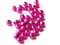 40 12mm Large Hole Pearls Hot Pink Pearl Beads Round Plastic Pearl Beads